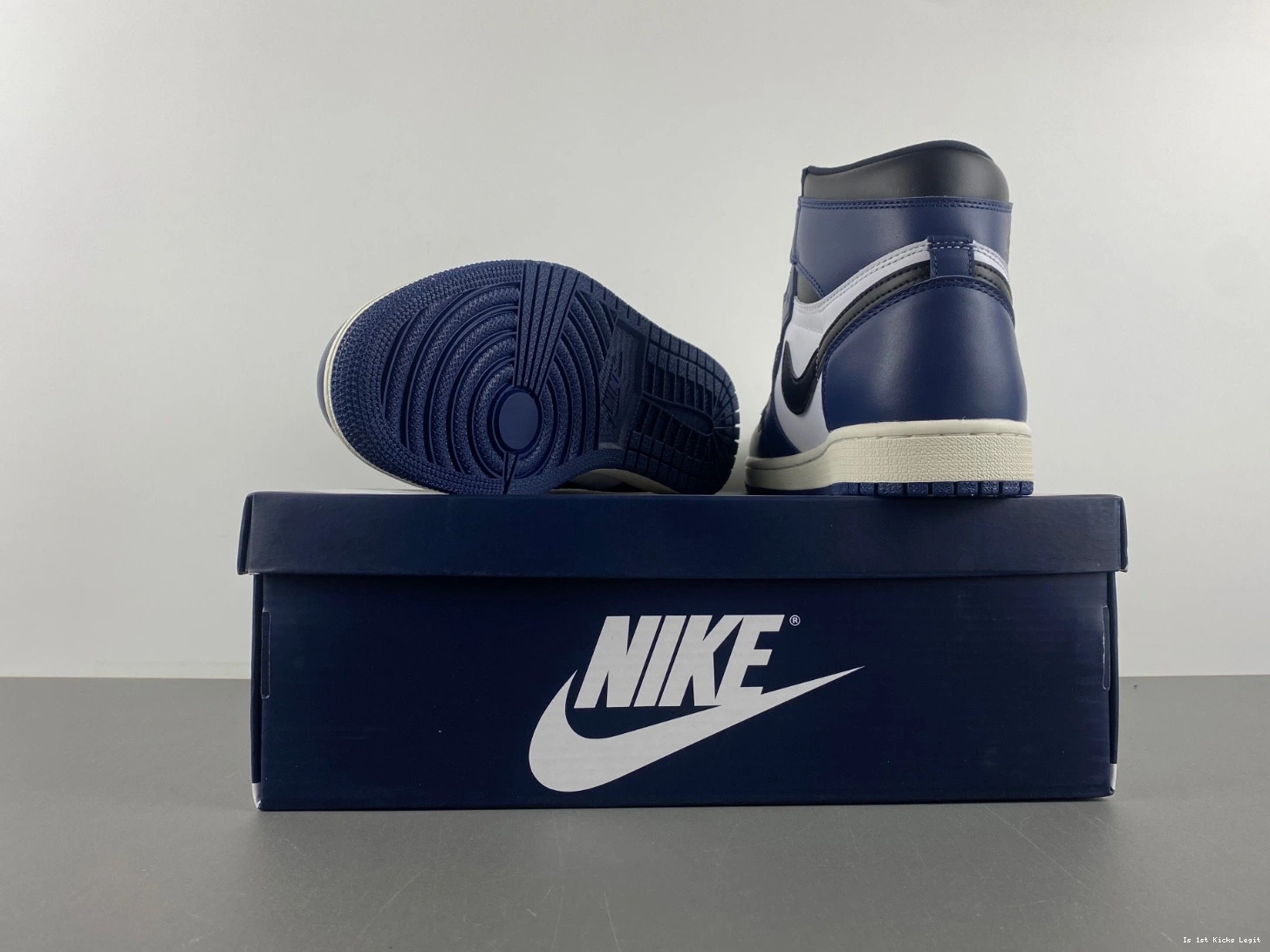 DZ5485-401 Jordan Navy Retro OG Men's 1 High Midnight - 0322